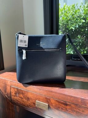 kate spade navy blue leather crossbody bag